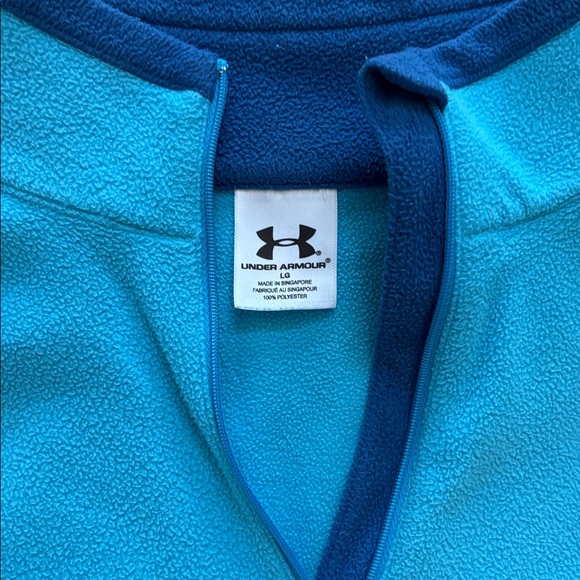 Under Armour Teal Quarter-Zip Fleece - Picture 2 of 3
